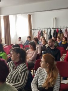 Résztvevők egy csoportja az előadáson