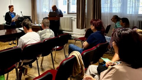 Kósáné László Anikó ápolási igazgató-helyettes nyitotta meg az Egyensúly a sebkezelésben című szakmai napot