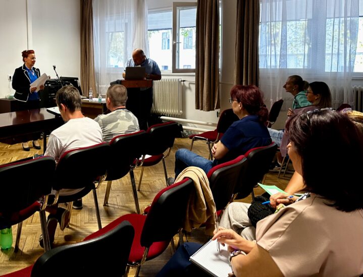 Kósáné László Anikó ápolási igazgató-helyettes nyitotta meg az Egyensúly a sebkezelésben című szakmai napot