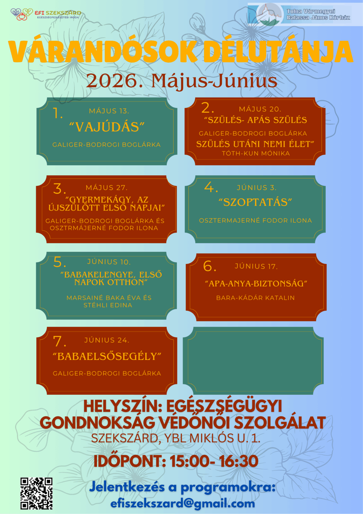 Várandósok délutánja május június